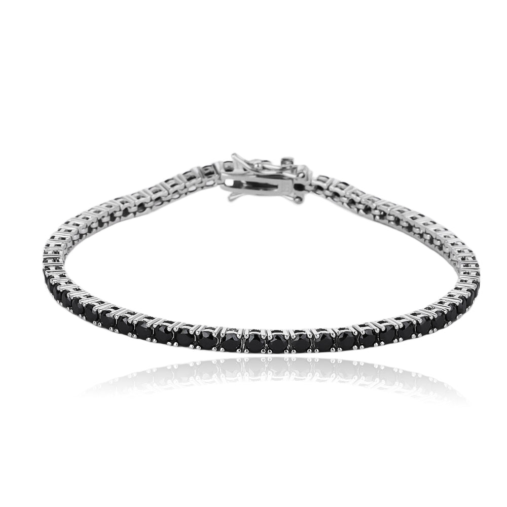 צמיד טניס שחור