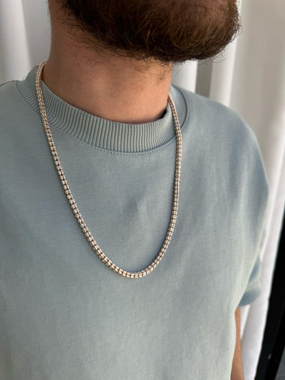 שרשרת אייס איטלקית 3 שורות