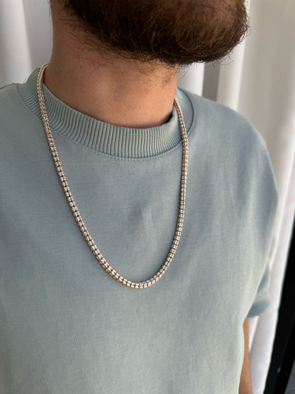 שרשרת אייס איטלקית 3 שורות