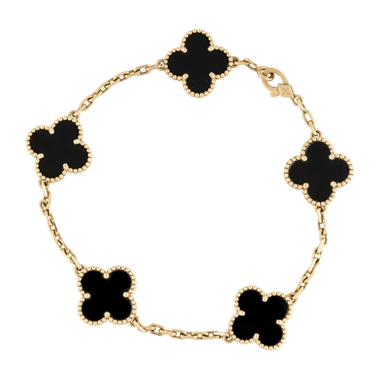 צמיד תלתן - זהב אמיתי